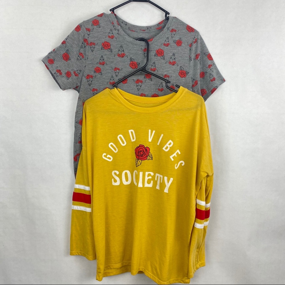 2 Mighty Fine Tops Size Medium